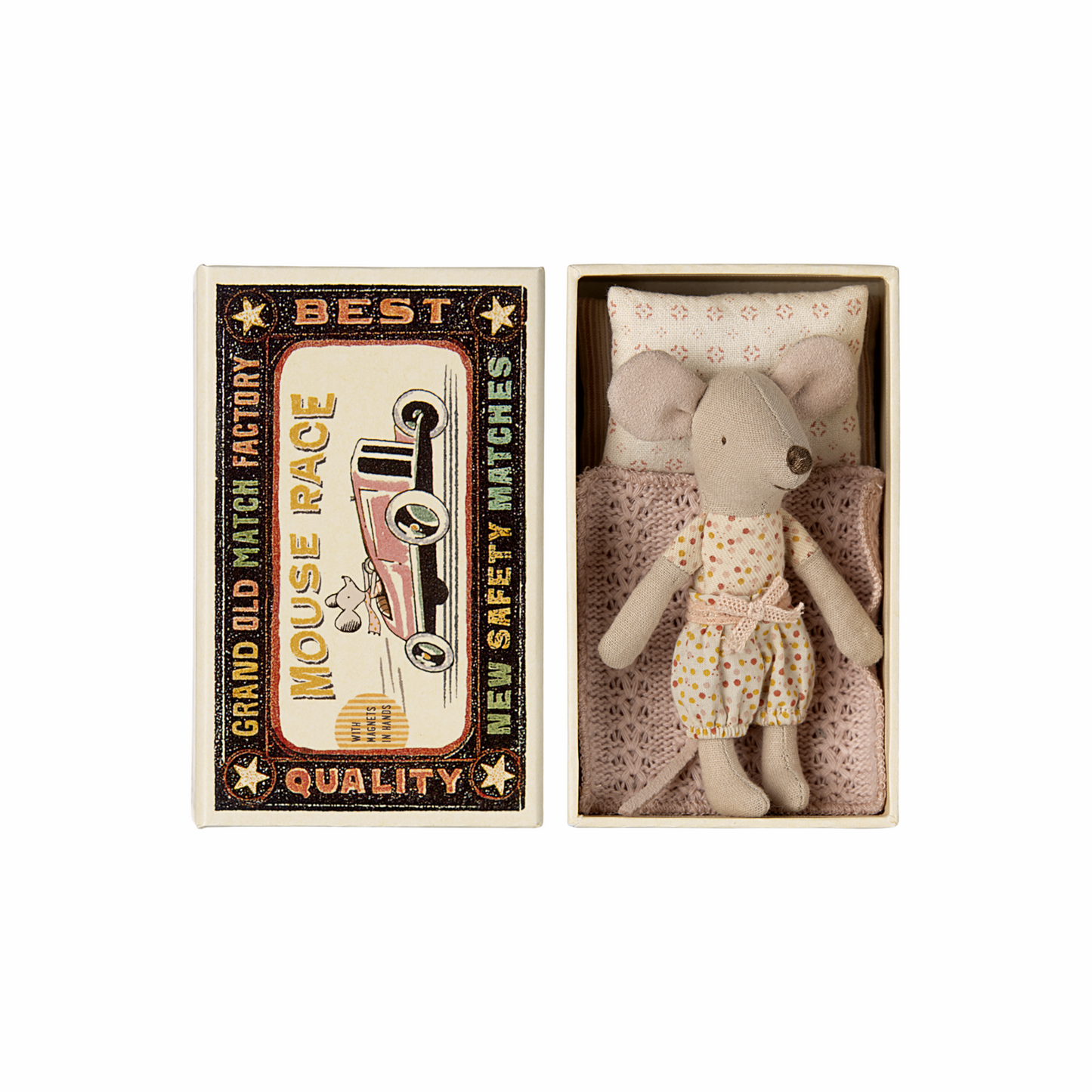 Little Sister Mouse in Matchbox