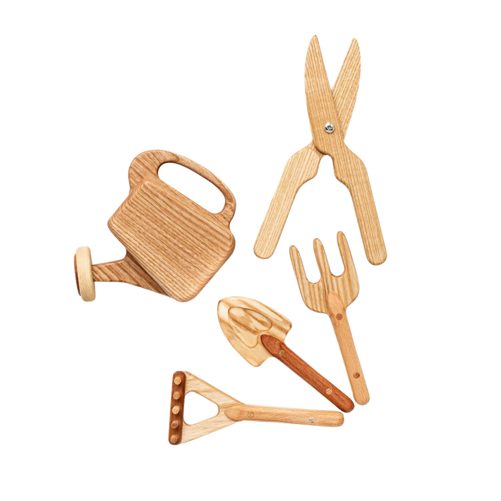 
                      
                        Wooden Garden Tools Set
                      
                    