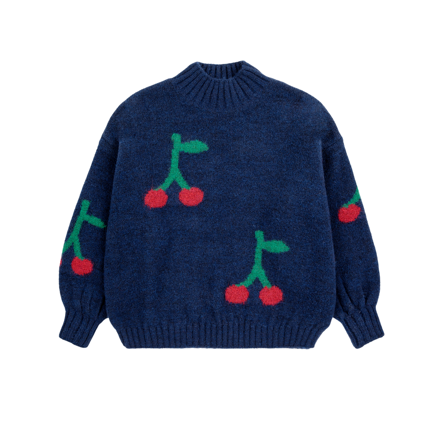 Bobo Cherry All Over Turtle Neck Jumper