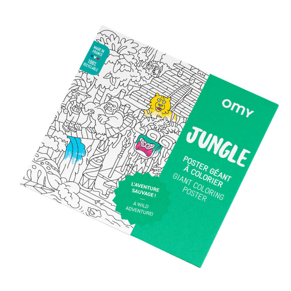 Giant Coloring Poster - Jungle