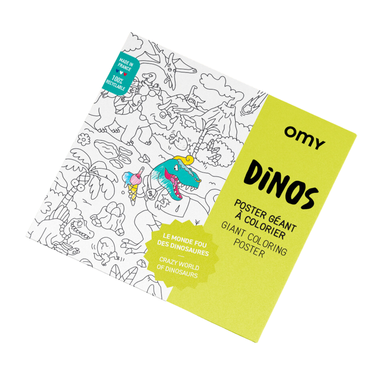 Giant Coloring Poster - Dinos