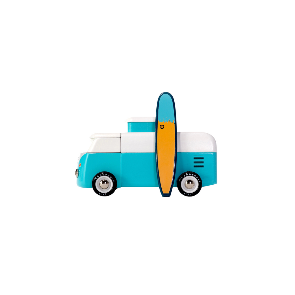 VW Beach Bus in Ocean