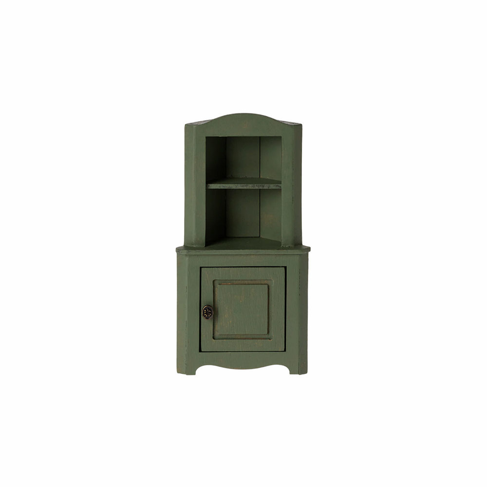 
                      
                        Corner Cabinet in Dark Green
                      
                    