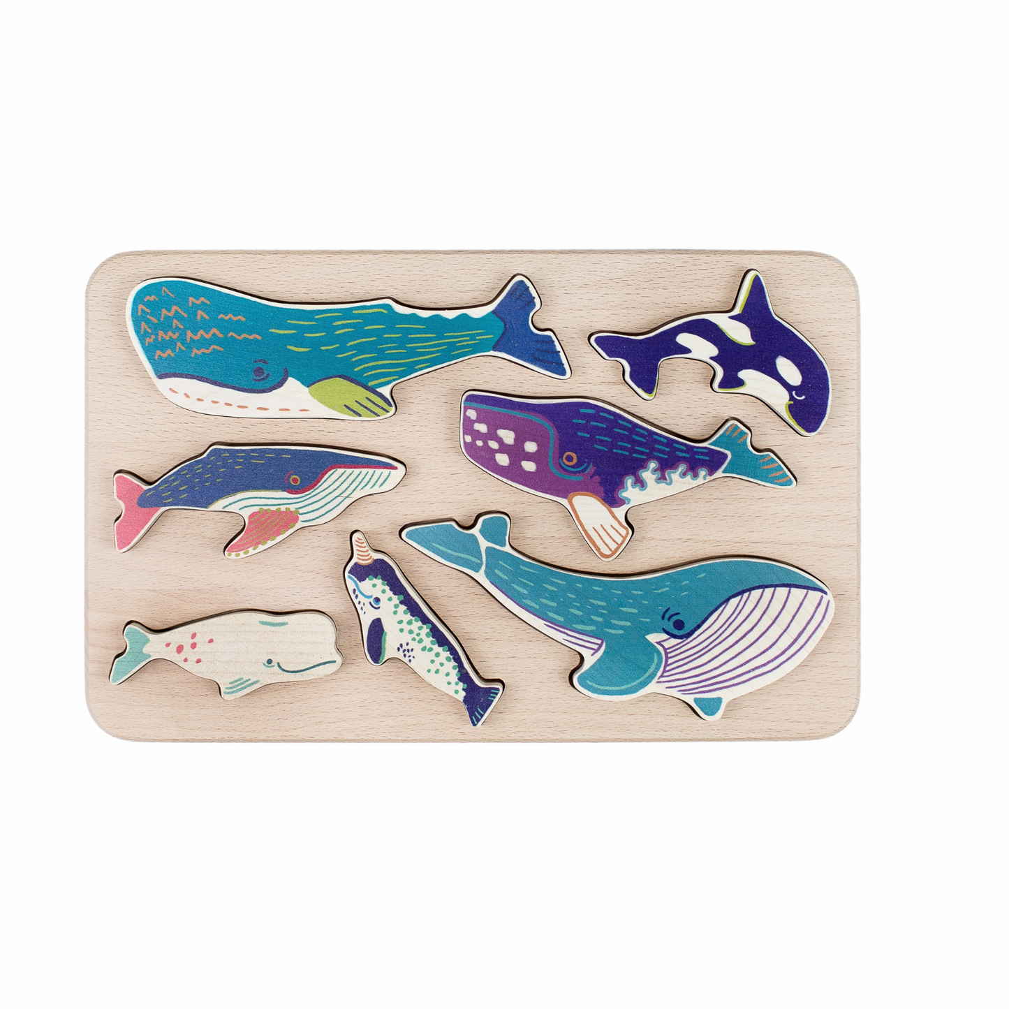 Whale Family Puzzle