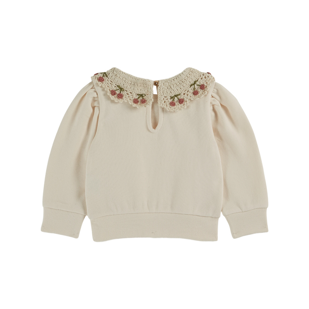 
                      
                        Embroidered Collar Sweatshirt
                      
                    