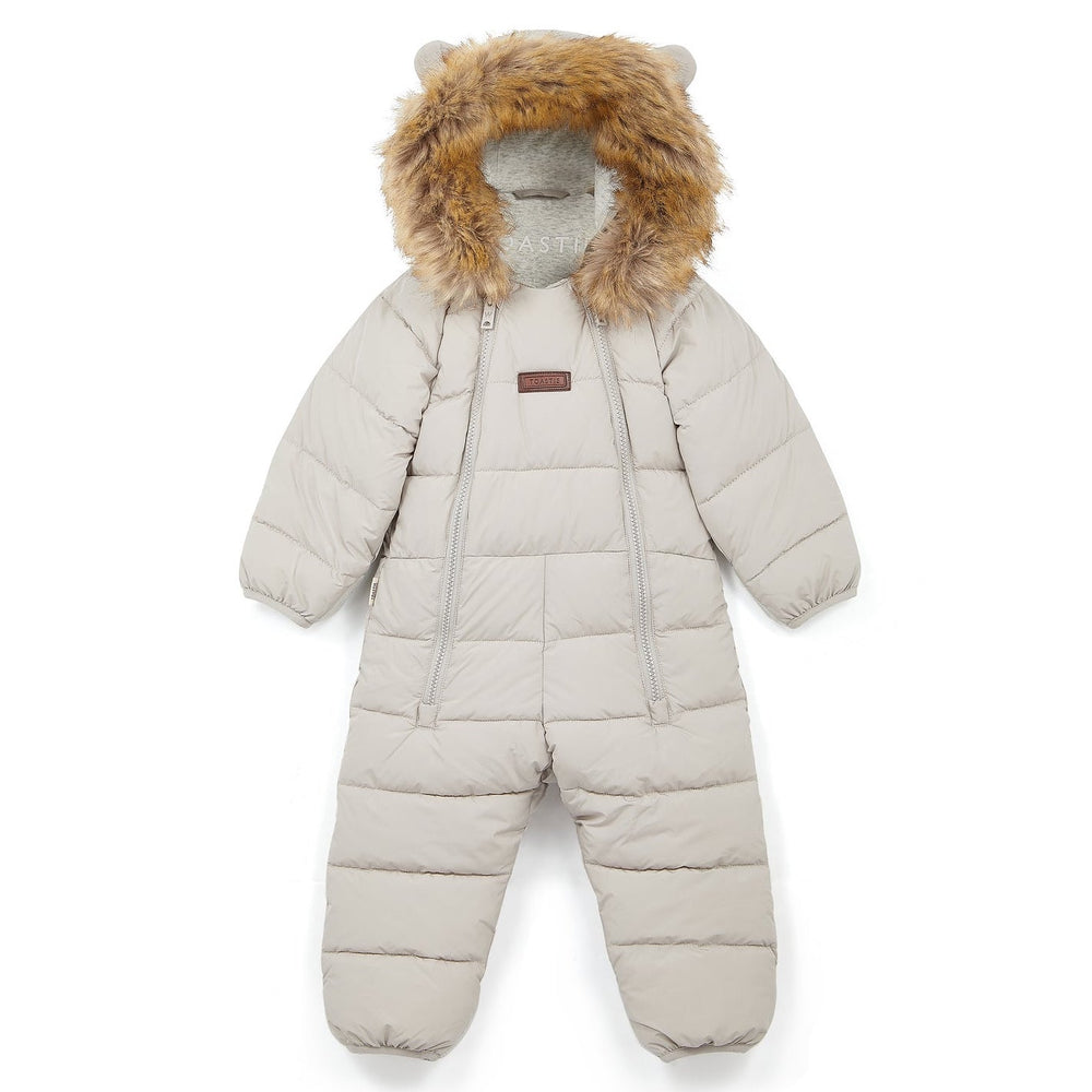 Winter White Quilted Cloud Onesie