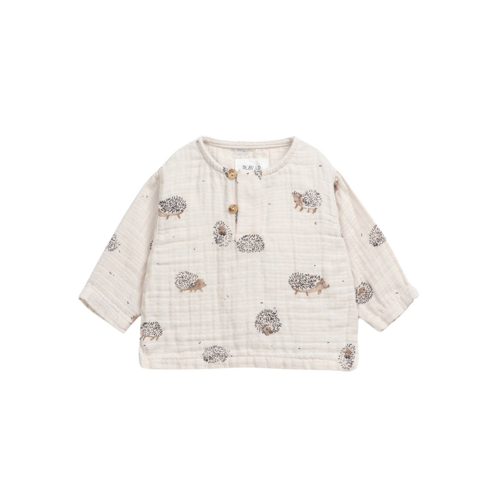 
                      
                        Shirt with Hedgehog Print
                      
                    