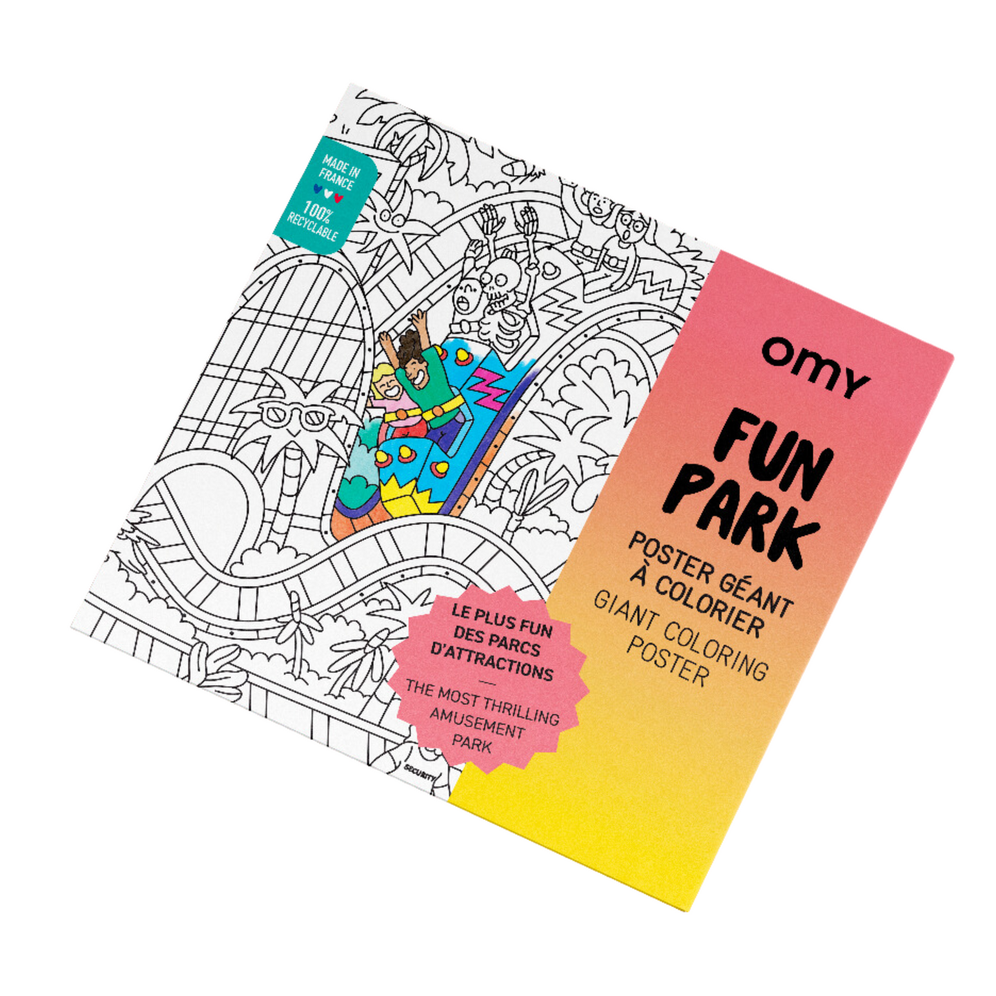 Giant Coloring Poster - Fun Park