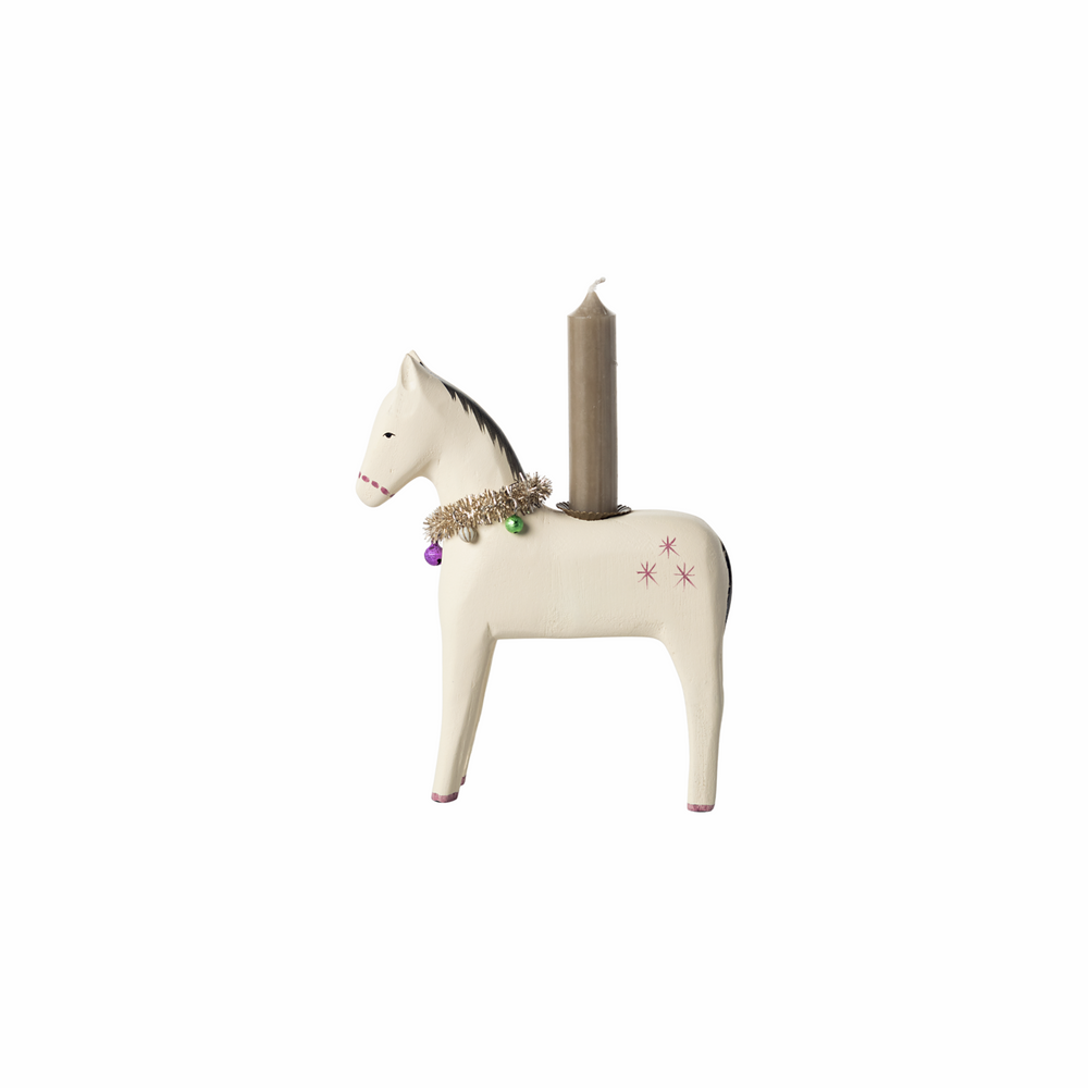 
                      
                        Large Horse Wooden Candle Holder
                      
                    