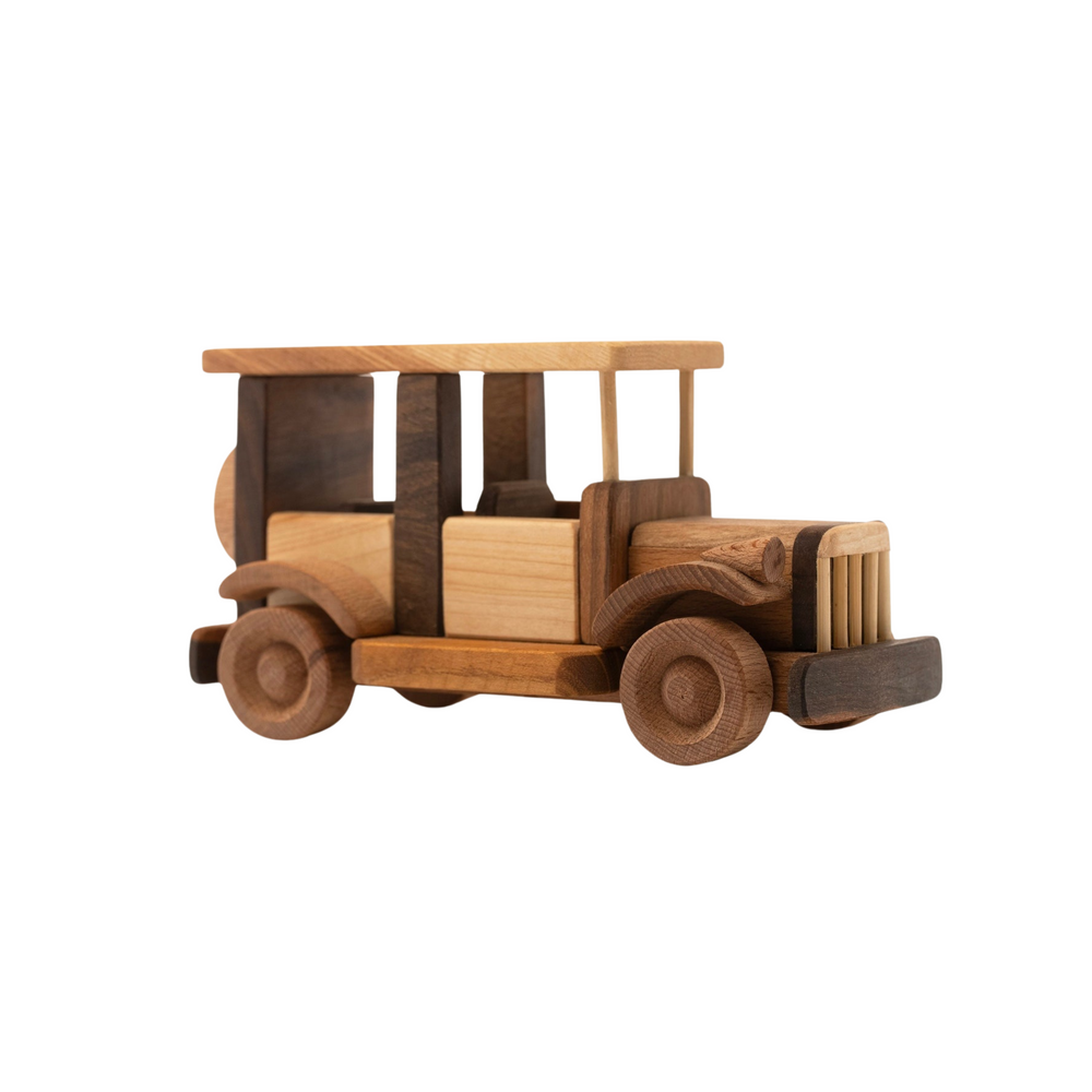 Wooden Retro Car