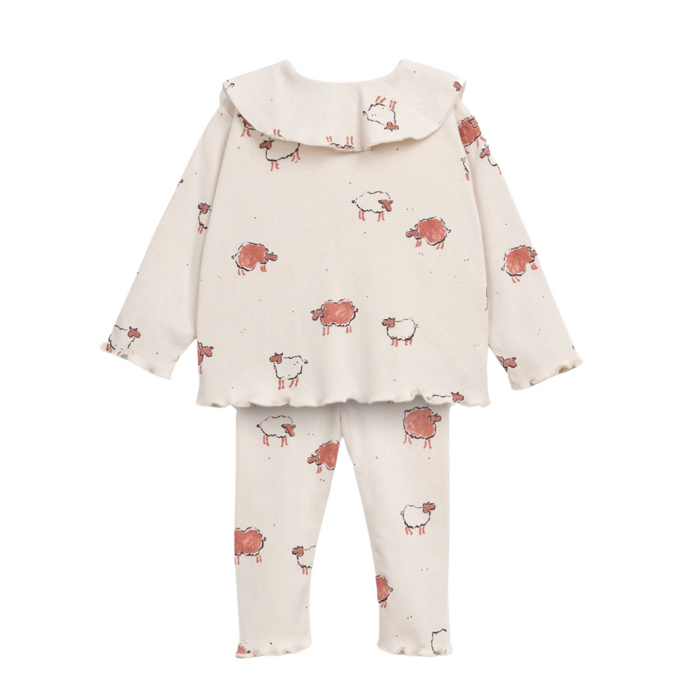 
                      
                        Sheep Printed Top + Pant Set
                      
                    