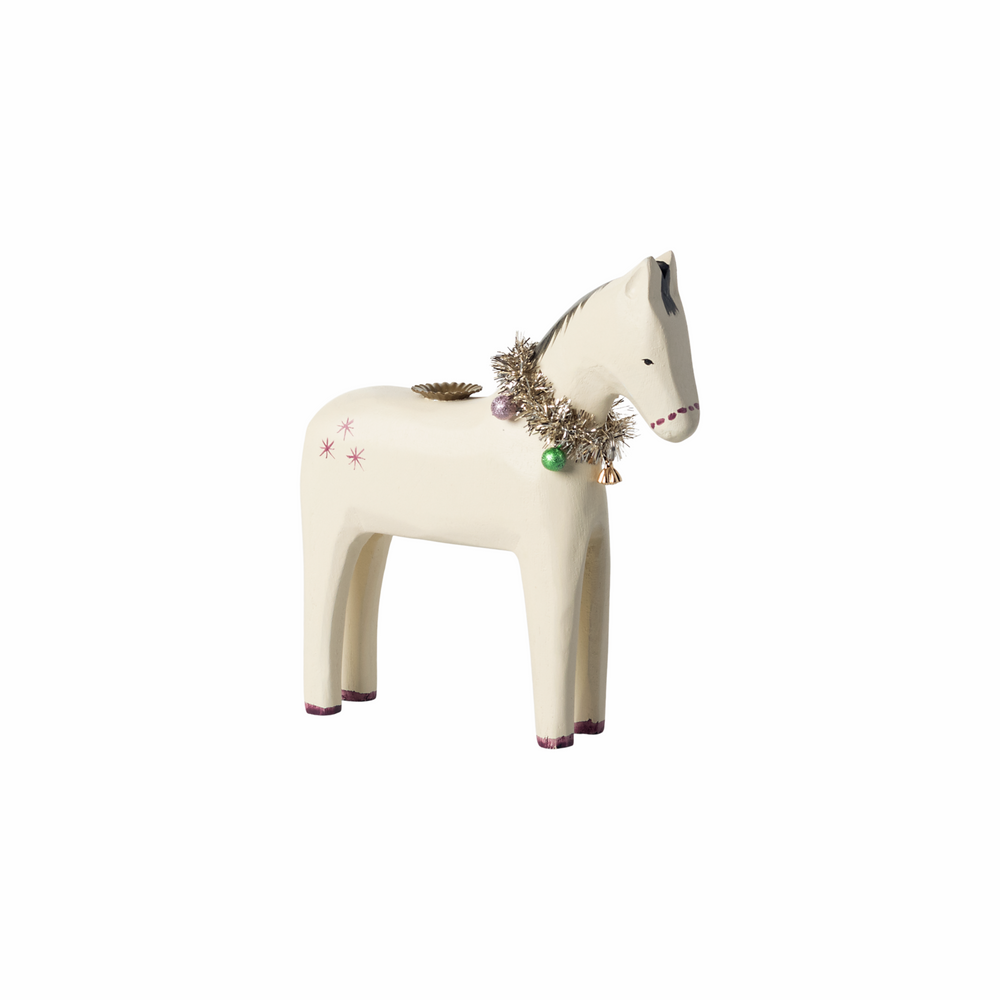 
                      
                        Small Horse Wooden Candle Holder
                      
                    