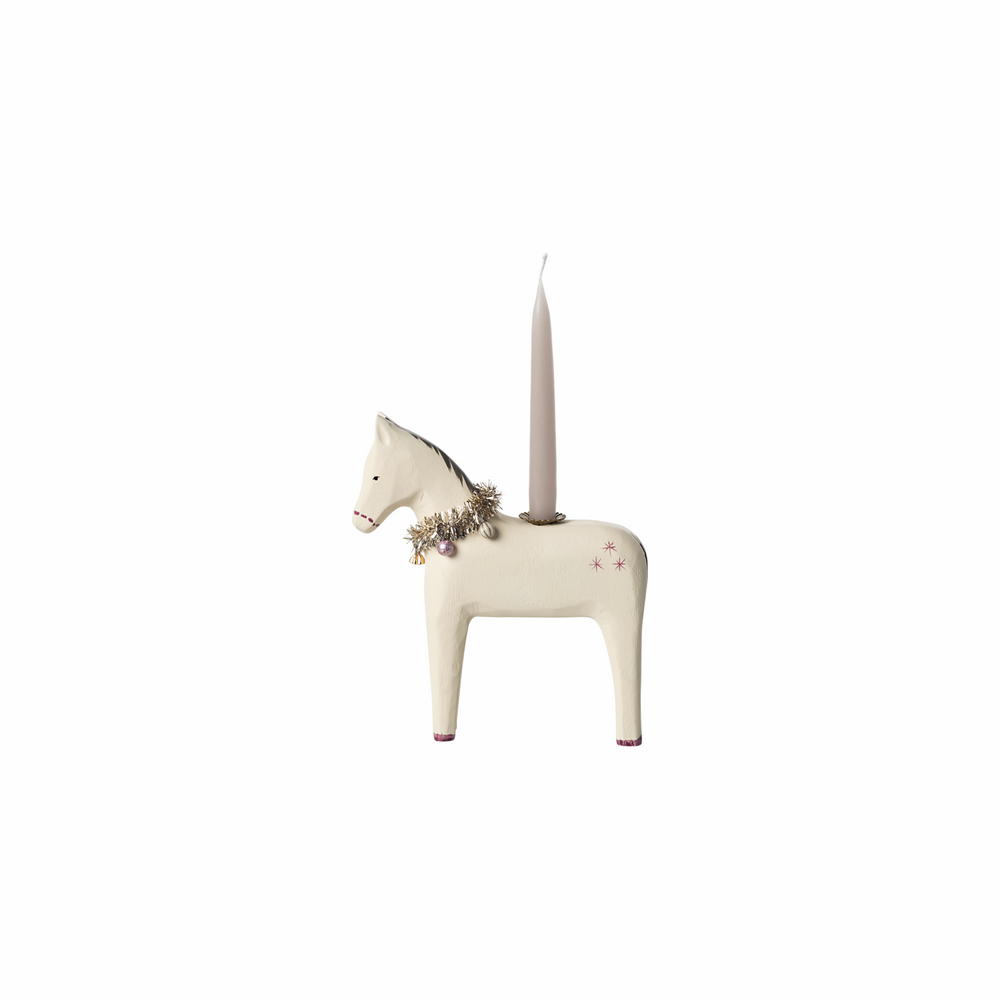 
                      
                        Small Horse Wooden Candle Holder
                      
                    