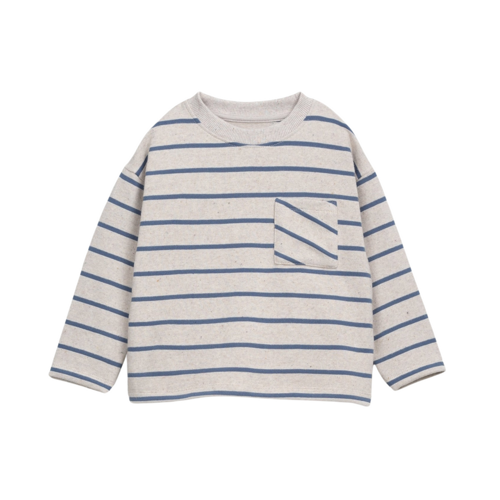 Whale Striped Long-Sleeve T-Shirt