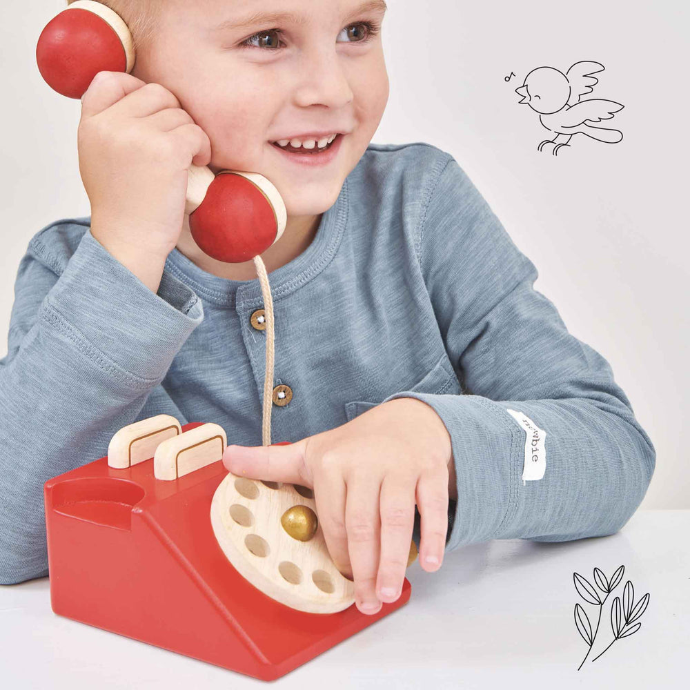 
                      
                        Vintage Wooden Phone
                      
                    