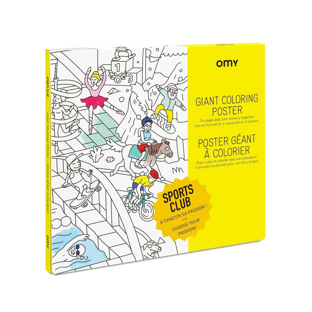 Giant Coloring Poster - Sports