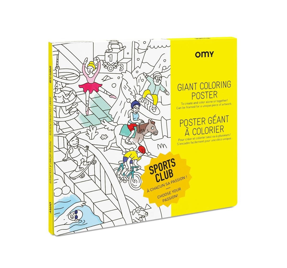 Giant Coloring Poster - Sports