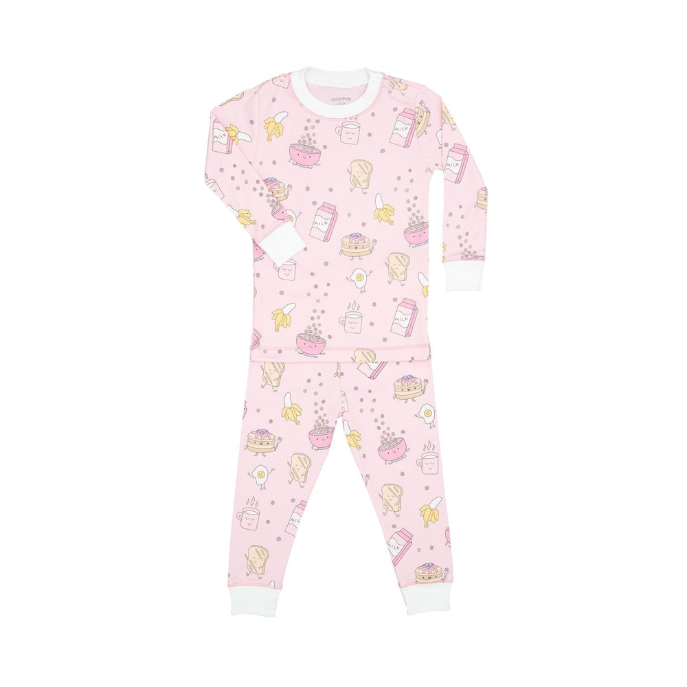 Pink Breakfast Two Piece PJ Set