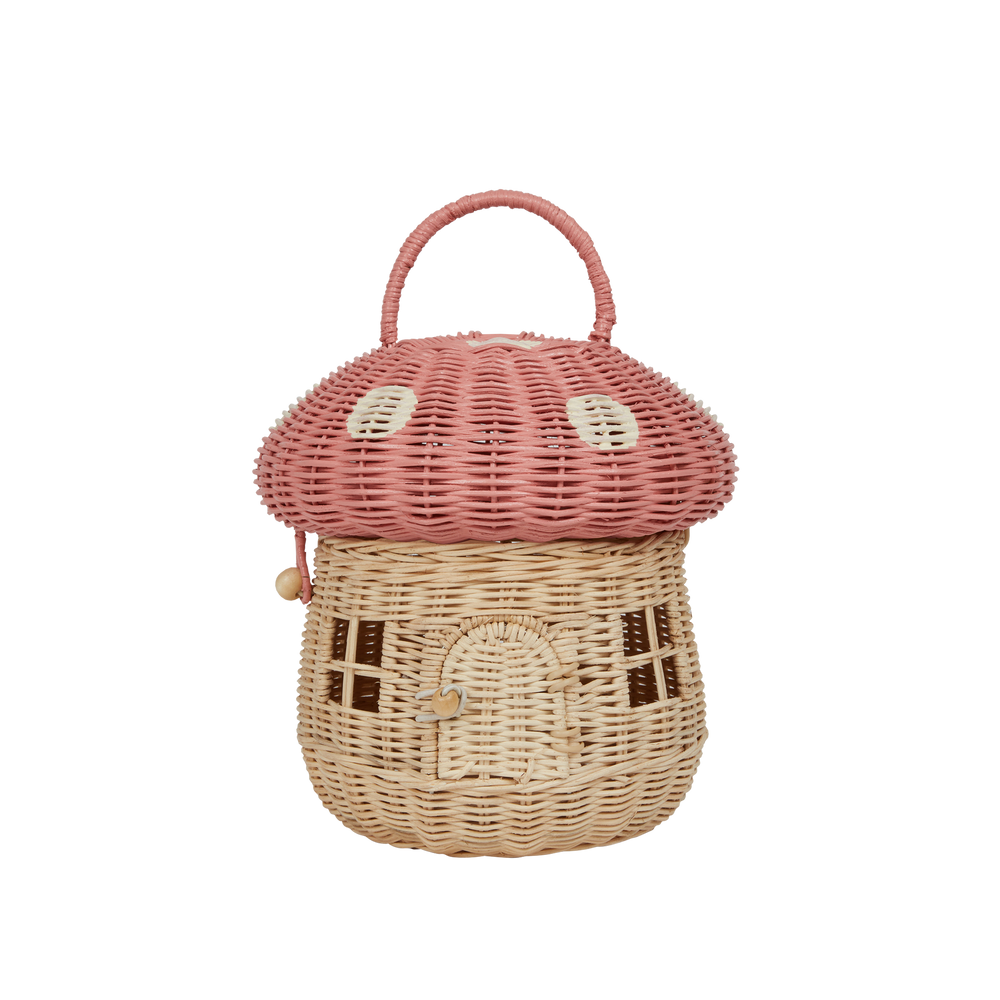 
                      
                        Rattan Mushroom Basket in Musk
                      
                    