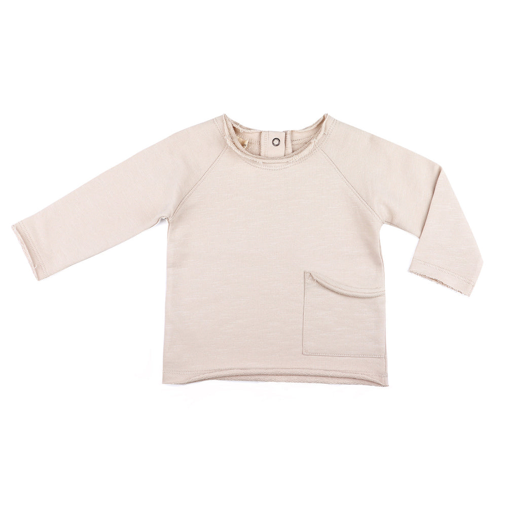 Raw-Edged Baby Sweater