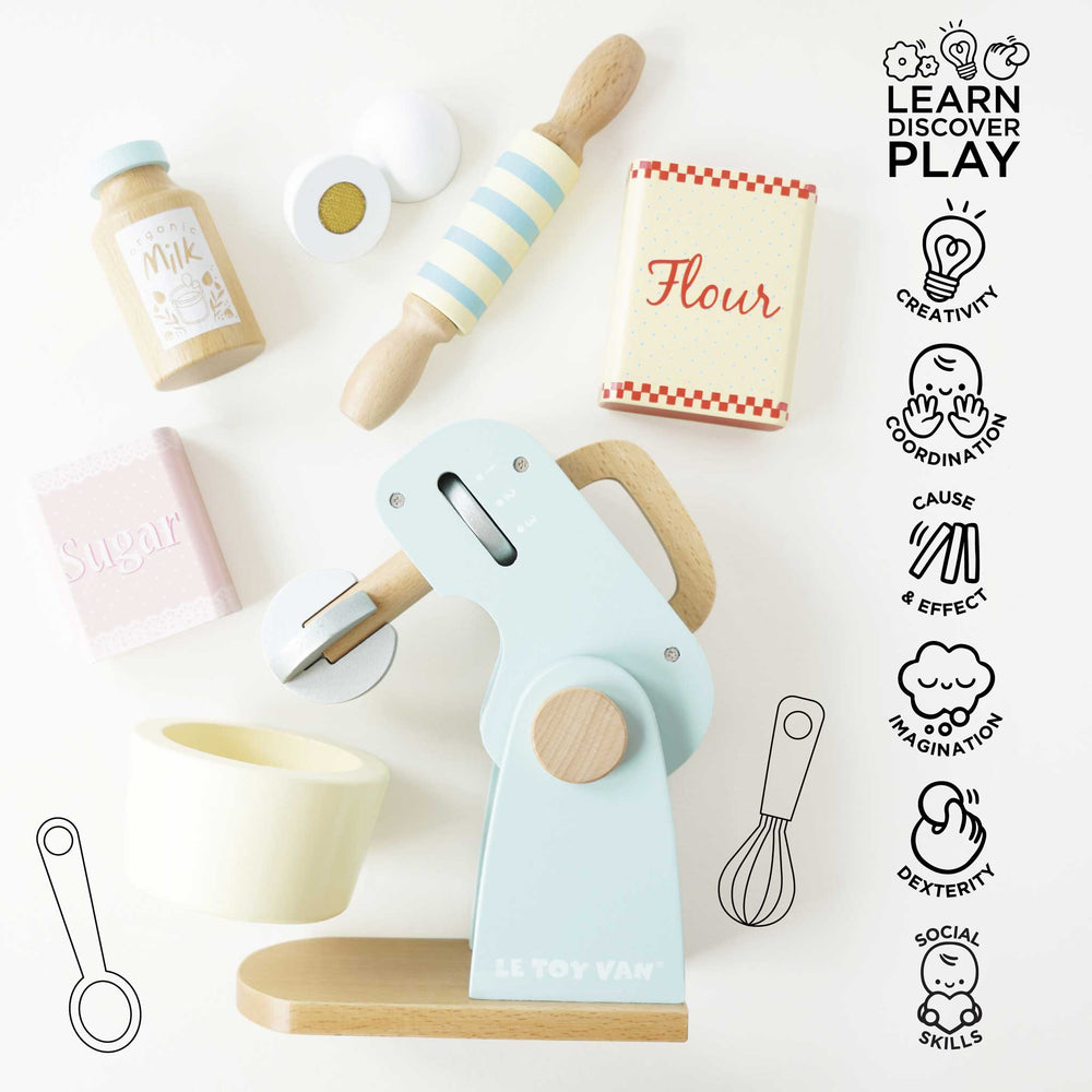 
                      
                        Bakers Mixer Set & Accessories
                      
                    