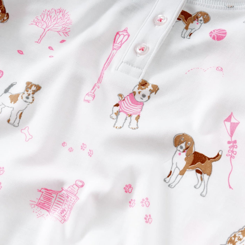 
                      
                        Pink Pawprints in the Park Pajama Set
                      
                    