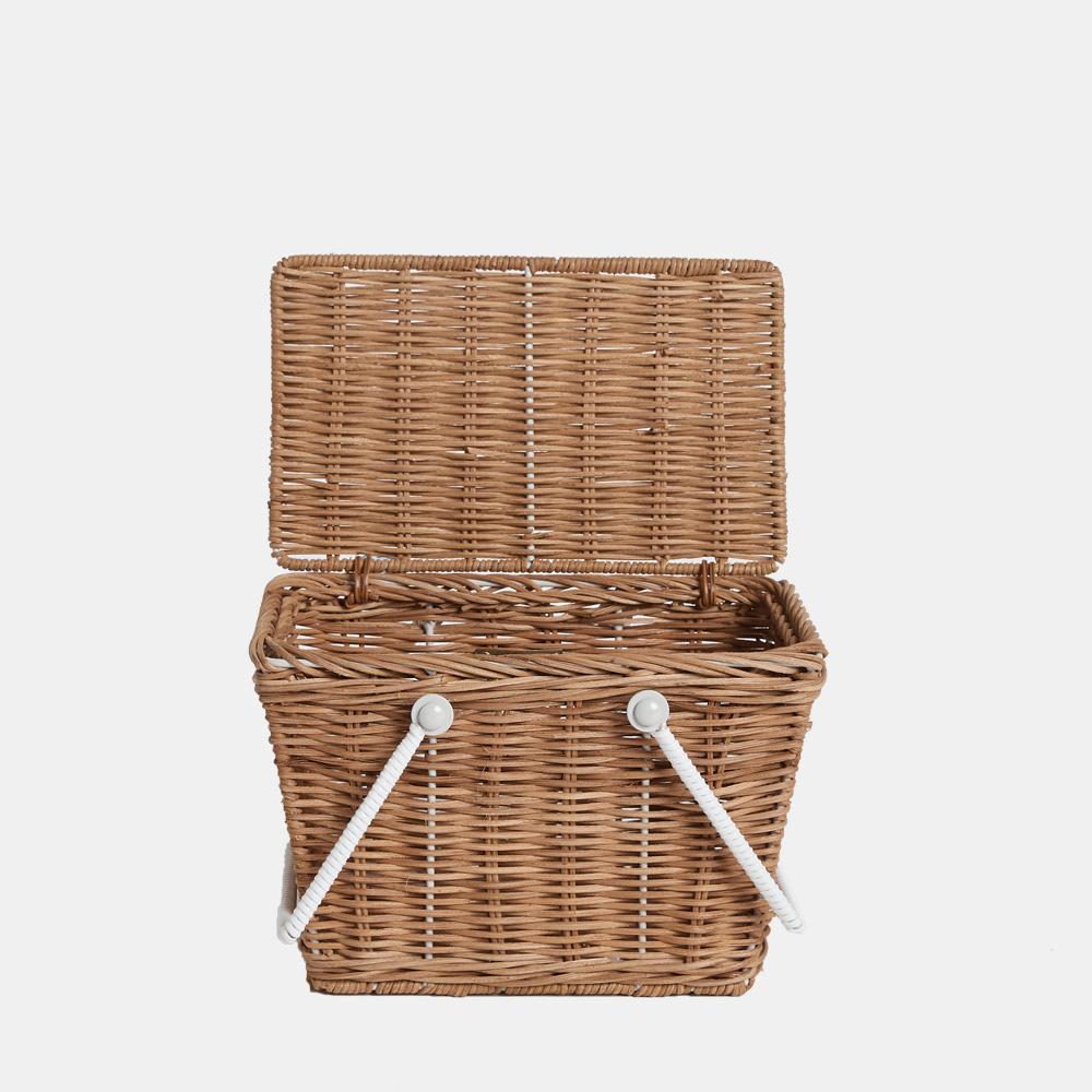 
                      
                        Piki Rattan Basket in Natural
                      
                    