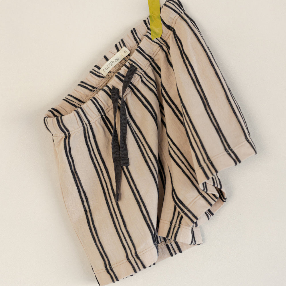 
                      
                        Textured Stripes Beach Shorts
                      
                    