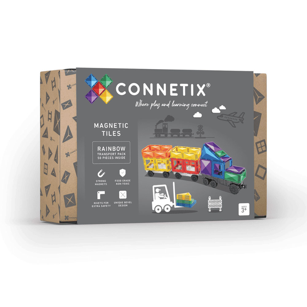 CONNETIX Rainbow Transport Pack (50 Pieces)