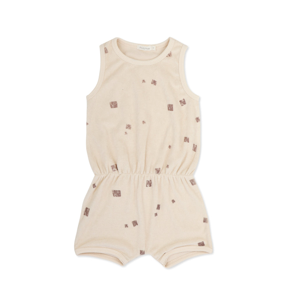 Frotte Playsuit Tiles