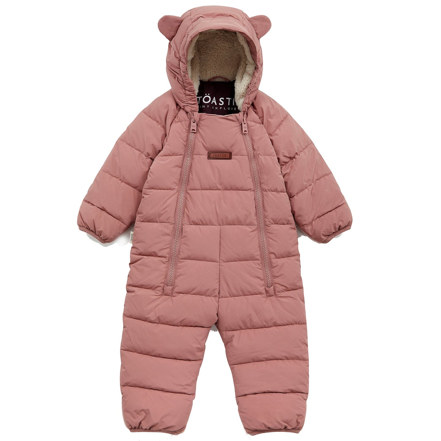 Damask Pink Quilted Cloud Onesie