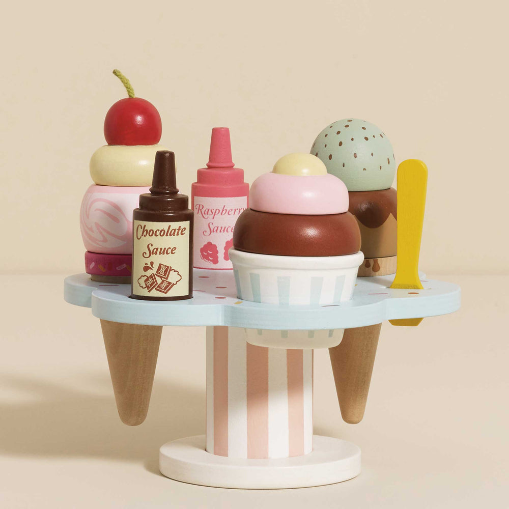 
                      
                        Wooden Ice Cream Stand & Toppings
                      
                    