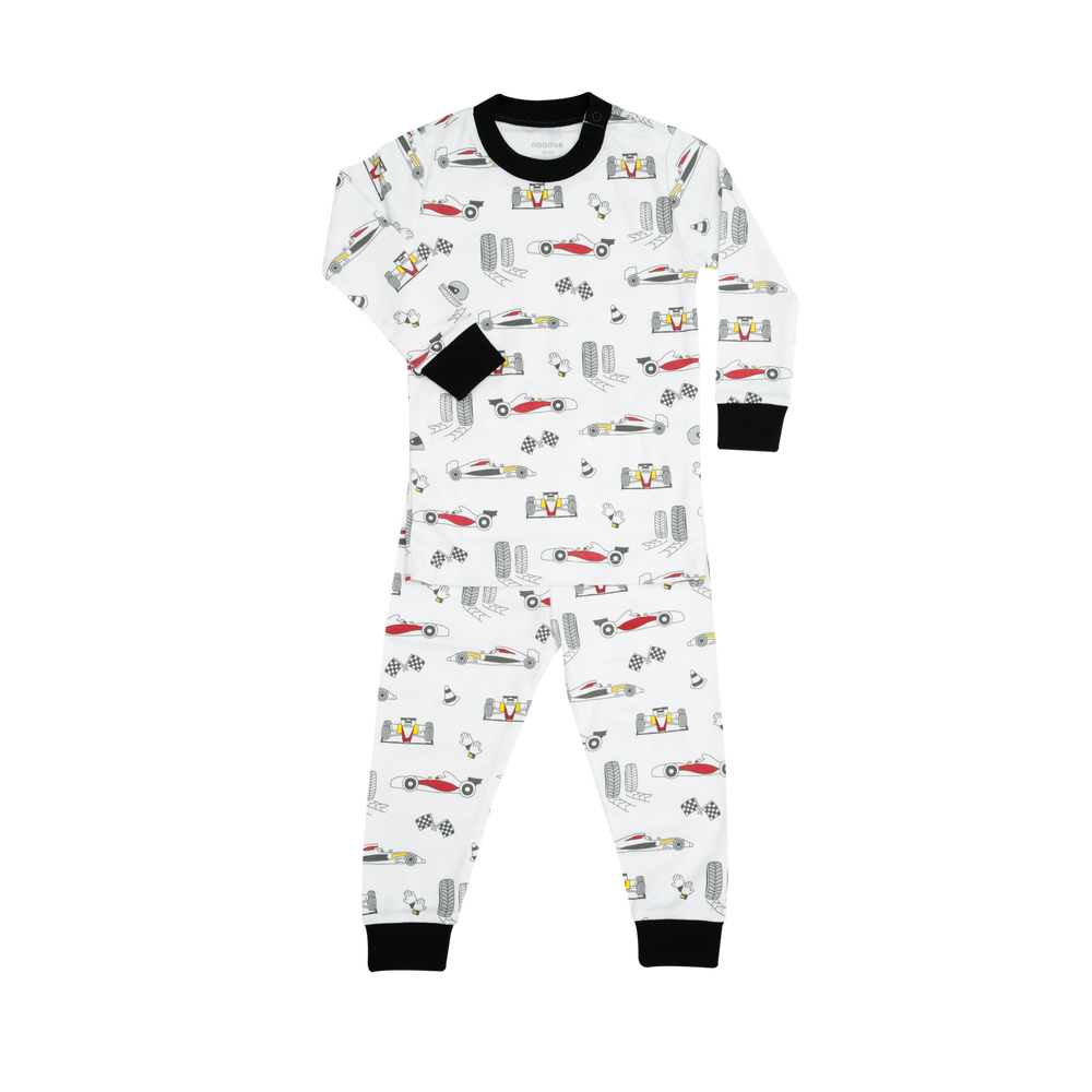 Race Cars Two Piece PJ Set