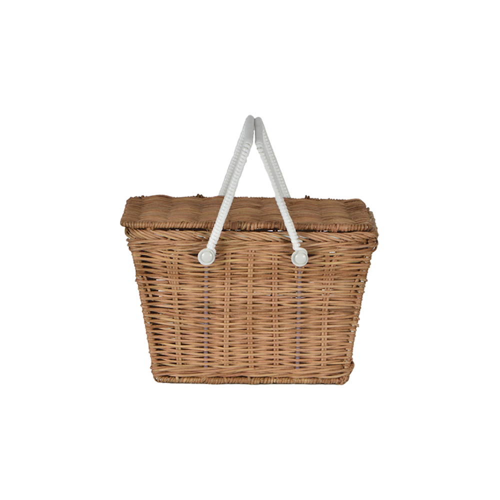 Piki Rattan Basket in Natural