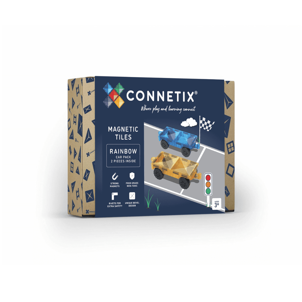 CONNETIX Rainbow Car Pack (2 Pieces)