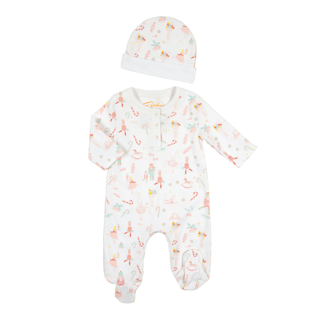 Clara & the Sugar Plum Fairy Onesie + Hat